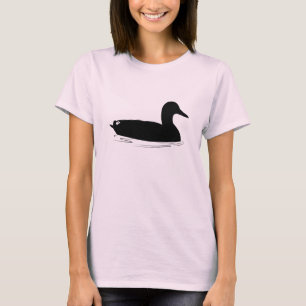 T-shirt Canard de Mallard en silhouette
