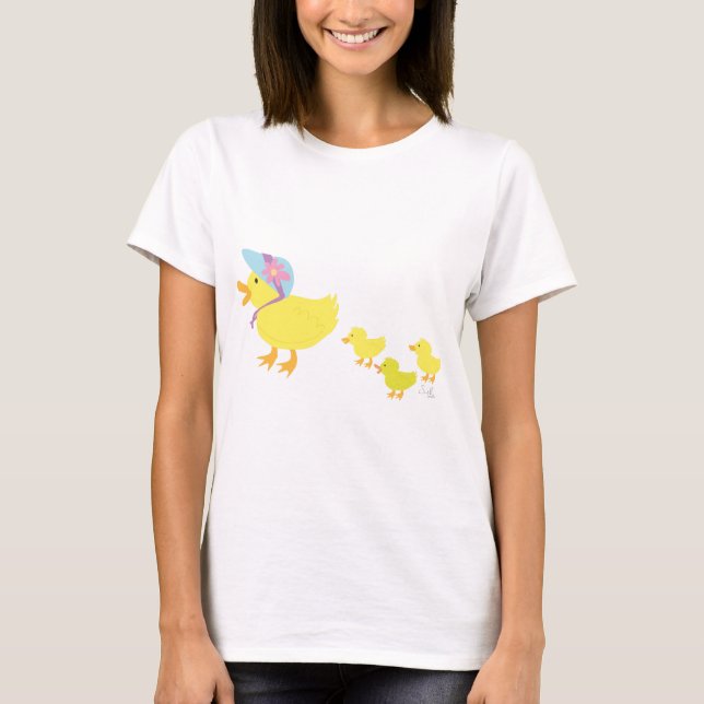 T-shirt canard de mère (Devant)