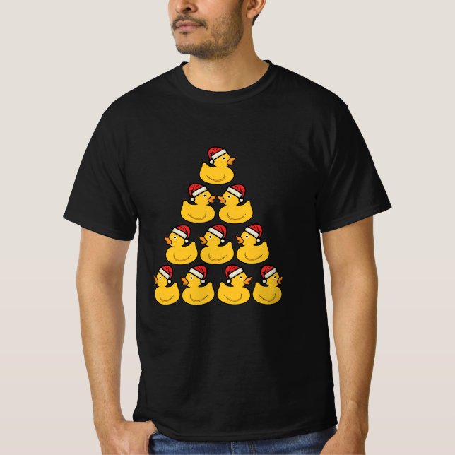 T-shirt Canard de Noël (Devant)