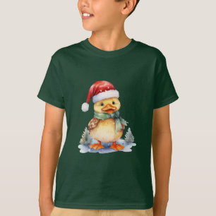 T-shirt Canard de Noël
