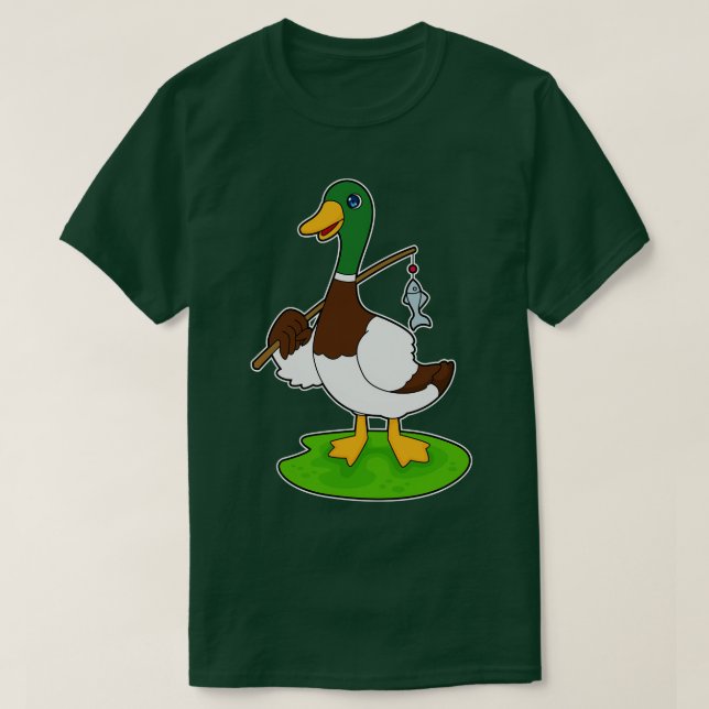 T-shirt Canard de pêche (Design devant)