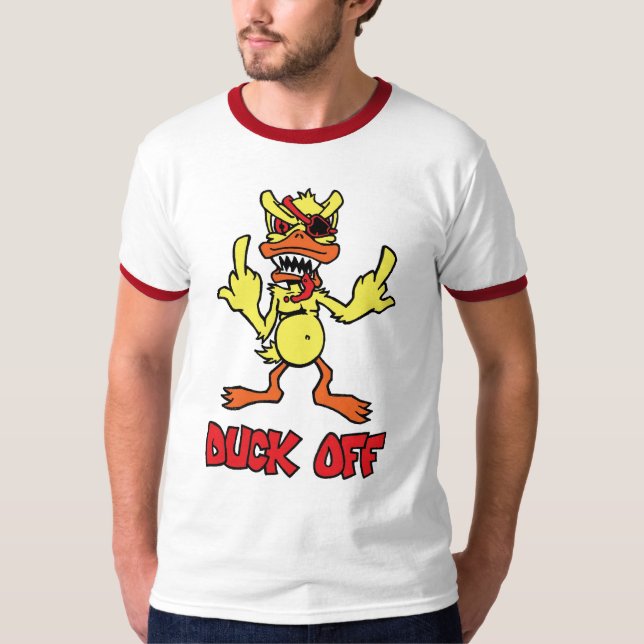 T-shirt Canard de Techstyles outre de pièce en t (Devant)