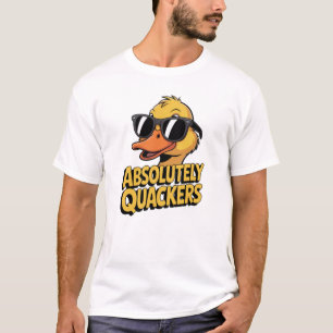 T-shirt Canard Drôle Absolument Fou