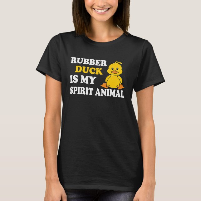 T-shirt Canard en caoutchouc canard de bain Rubberduck (Devant)