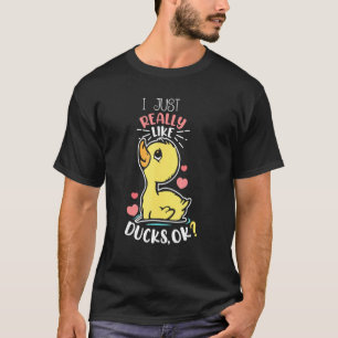 T-shirt Canard en caoutchouc Canards Oiseau Chasse Canard