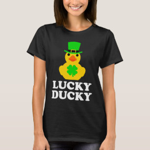 T-shirt Canard en caoutchouc Cute Four Leaf C Casquette St