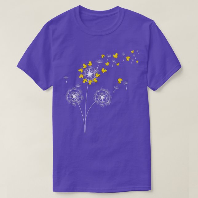 T-shirt Canard en caoutchouc Dandelion Jouet de bain Canet (Design devant)
