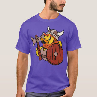 T-shirt Canard en caoutchouc dans un costume viking