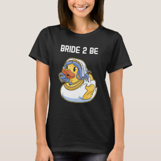 T-shirt Canard en caoutchouc de la mariée Fête de filles E