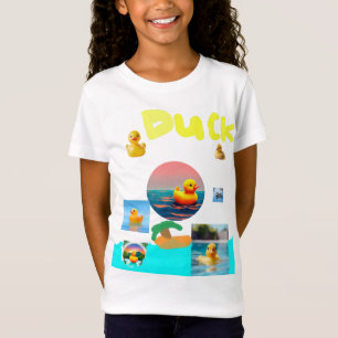 T-Shirt Canard en caoutchouc et canard pour enfants