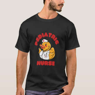 T-shirt Canard en caoutchouc Infirmière pédiatrique Ducky 