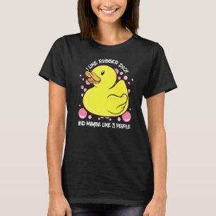 T-shirt Canard en caoutchouc J'aime Canard en caoutchouc c