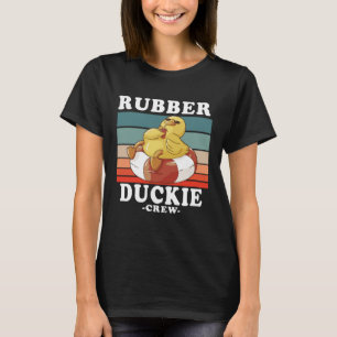 T-shirt Canard en caoutchouc Jaune Canards de bain de l'éq
