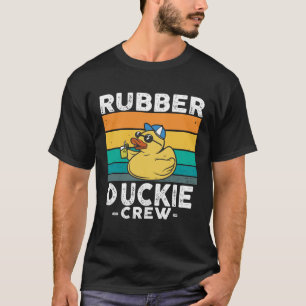 T-shirt Canard en caoutchouc Jaune Canards de bain de l'éq
