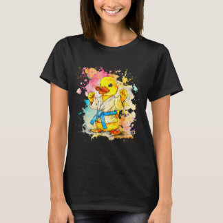 T-shirt Canard en caoutchouc Judo Nature Kickboxing Taekwo
