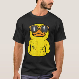 T-shirt Canard en caoutchouc Lunettes de soleil Cool Garço