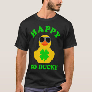 T-shirt Canard en caoutchouc Lunettes de soleil Happy Go D