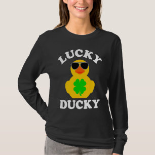 T-shirt Canard en caoutchouc Lunettes de soleil quatre feu