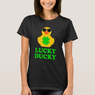 T-shirt Canard en caoutchouc Lunettes de soleil Quatre feu