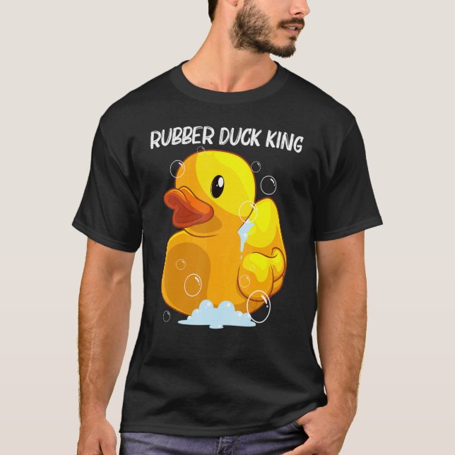T-shirt Canard En Caoutchouc Migné Pour Hommes Garçons Pap (Devant)