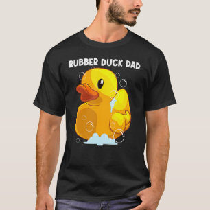 T-shirt Canard en caoutchouc mignon pour papa Père Hommes 