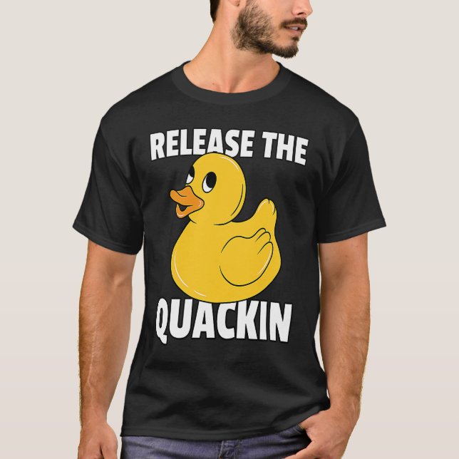 T-shirt Canard en caoutchouc pour canard (Devant)