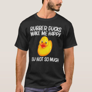 T-shirt Canard En Caoutchouc Pour Hommes Femmes Canards En