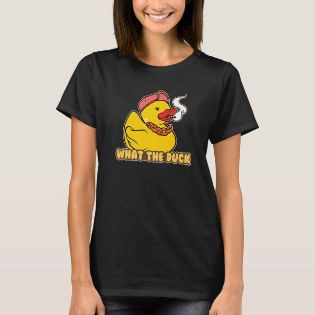 T-shirt Canard en caoutchouc Qu'est-ce que le canard (Devant)
