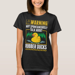 T-shirt Canard en caoutchouc Squeaky Canard Canard Bain Ca