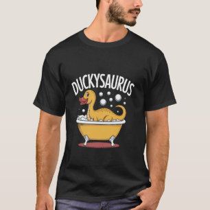 T-shirt Canard en caoutchouc T-Rex dinosaure dino caneton