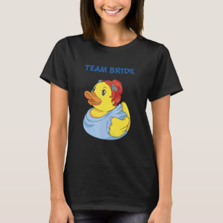 T-shirt Canard en caoutchouc Team Bride Fête de célibatair
