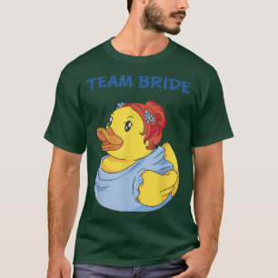 T-shirt Canard en caoutchouc Team Bride Fête de Enterremen