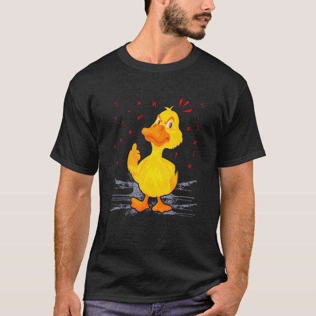 T-shirt Canard en colère Chasse Canard (Devant)