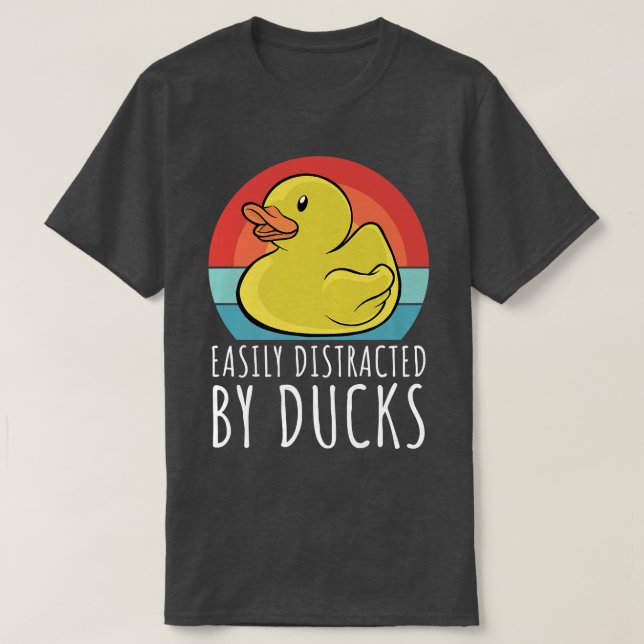 T-shirt Canard Facilement Distrait Par Canards 1947 (Design devant)