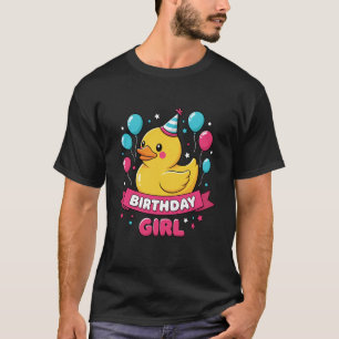 T-shirt Canard Fille d'Anniversaire Fête Caneton