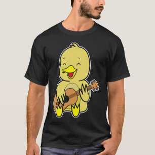 T-shirt Canard jouant de la guitare