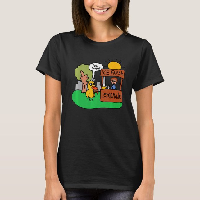 T-shirt Canard Lémérite Fraîche De Glace Aime N'Importe Qu (Devant)