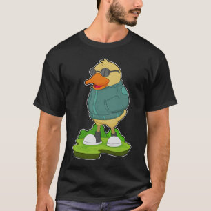T-shirt Canard Lunettes de soleil