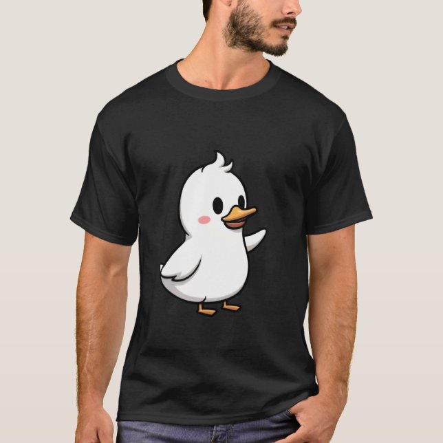 T-shirt Canard Mignon Gribouillé (Devant)