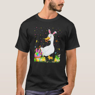 T-shirt Canard Oiseau de Pâques Chasse aux Oeufs Bunny Can