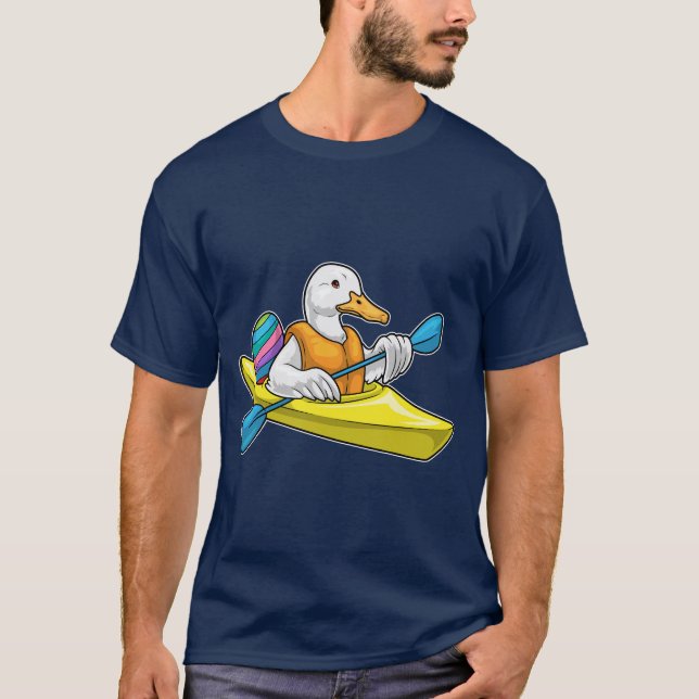T-shirt Canard Pâques Kayak (Devant)
