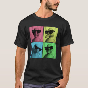 T-shirt Canard Pop Art Drôle Amoureux des Animaux de Ferme