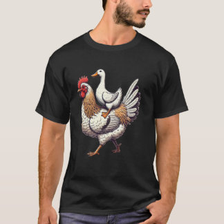 T-shirt Canard poulet mignon