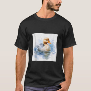 T-shirt canard rétro Pintail Canard Cute Canard Canard Aqu