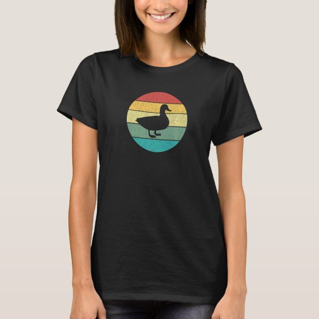 T-shirt Canard rétro Vintage (Devant)
