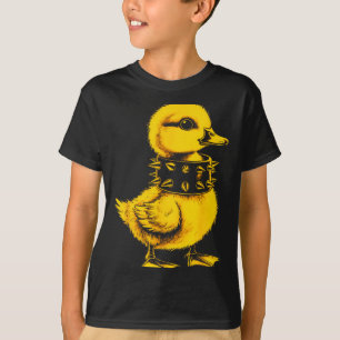 T-shirt Canard rockeur punk metal rock and roll musique to