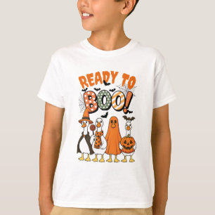 T-shirt Canards amusants prêts à Boo Halloween
