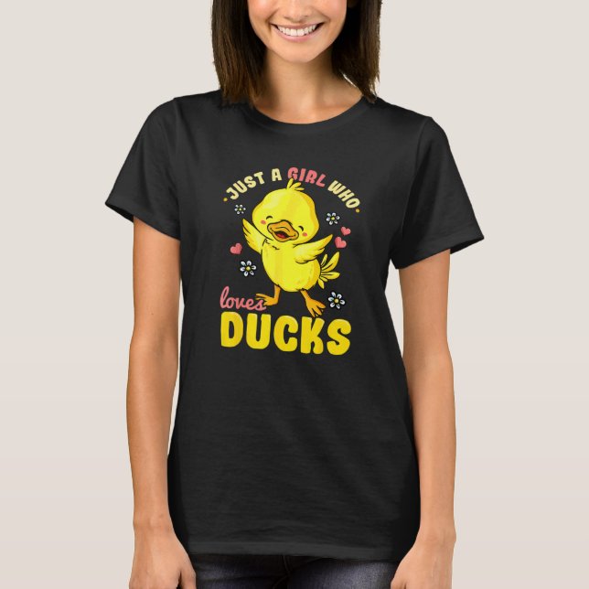 T-shirt Canards Canards Canards En Caoutchouc Canard Pour  (Devant)