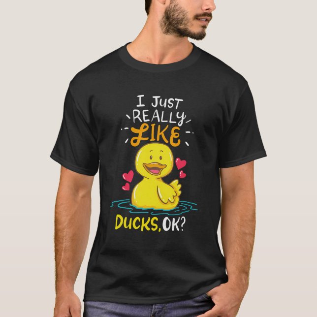 T-shirt Canards Canards Caoutchouc (Devant)