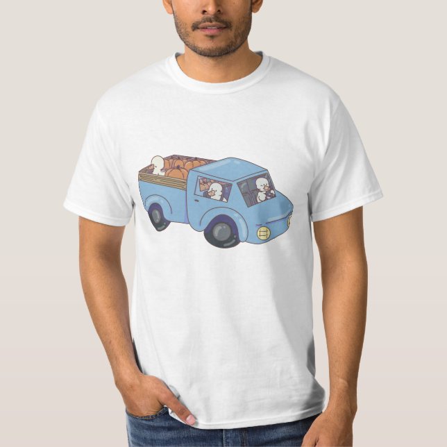 T-shirt Canards citrouilles (Devant)